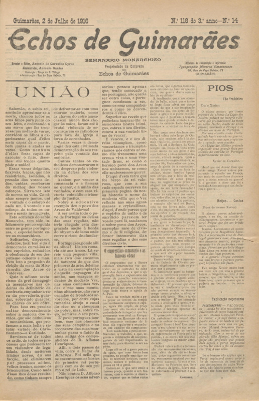 Echos de Guimarães
