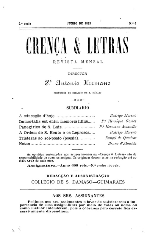 Crença e Letras