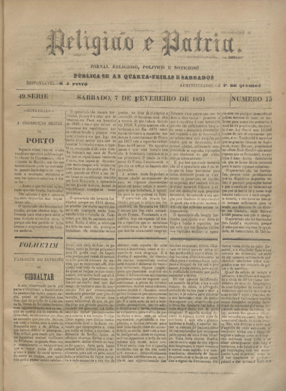 Religião e Pátria