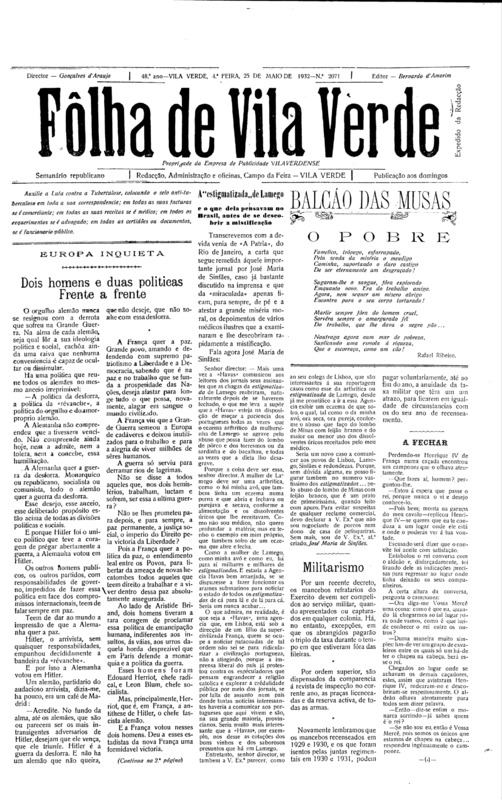 Folha de Vila Verde (A)