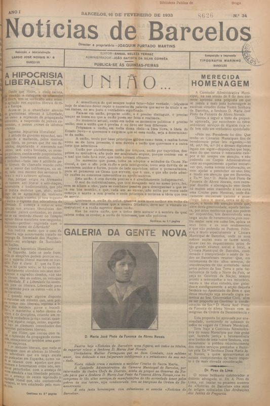 Notícias de Barcelos