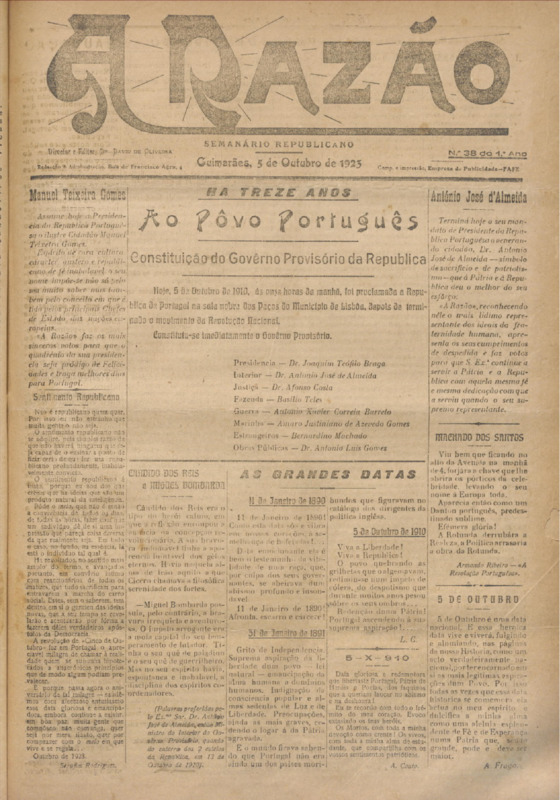 Razão (A)