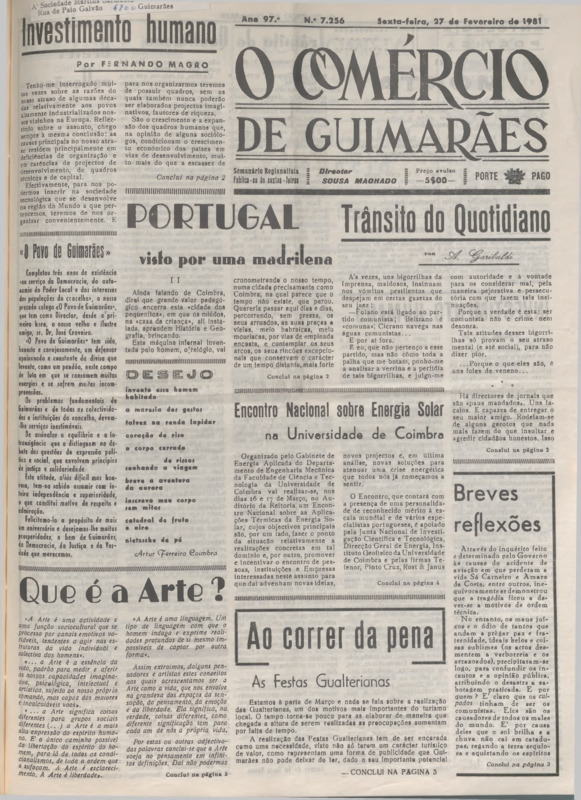 Comércio de Guimarães (O)