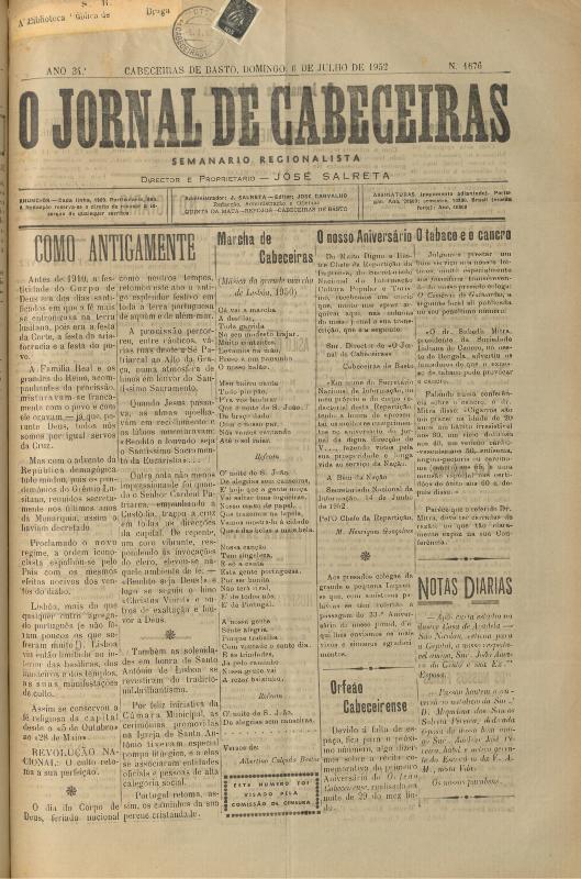 Jornal de Cabeceiras (O)