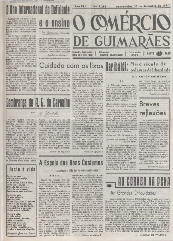 Comércio de Guimarães (O)