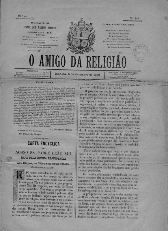 Amigo da Religião (O)