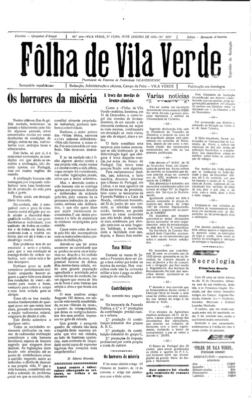 Folha de Vila Verde (A)