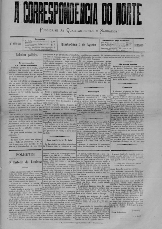 Correspndência do Norte (A)
