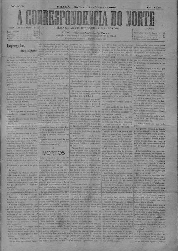 Correspndência do Norte (A)