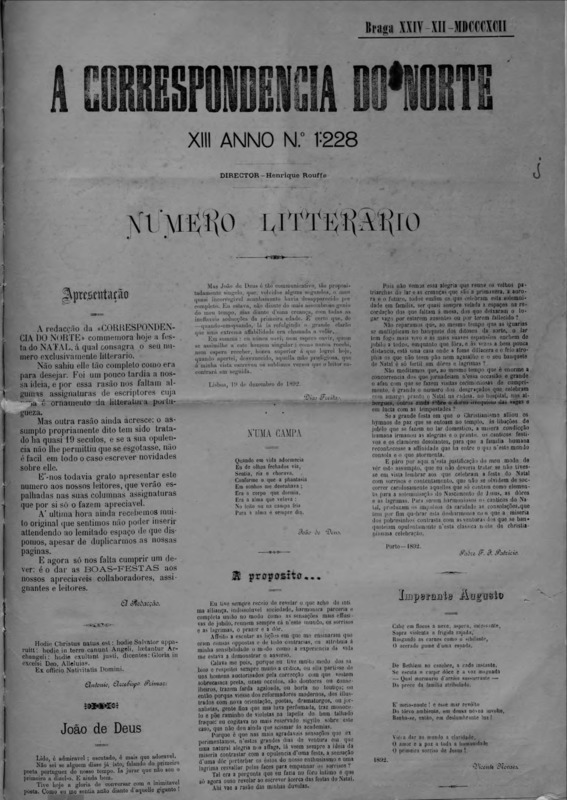 Correspndência do Norte (A)
