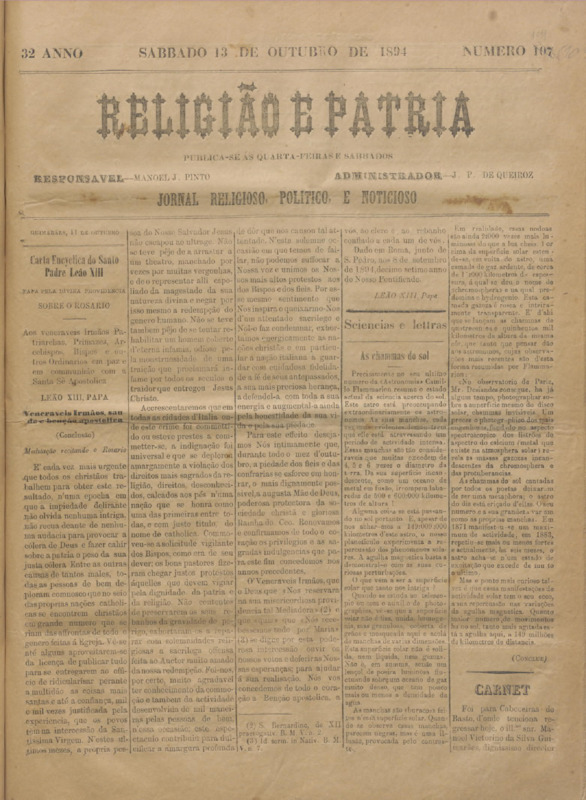 Religião e Pátria