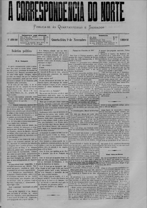 Correspndência do Norte (A)