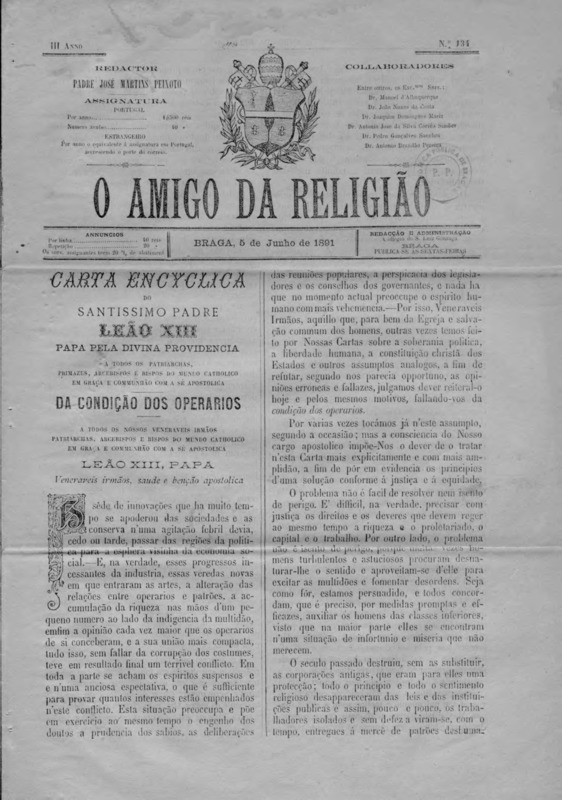Amigo da Religião (O)