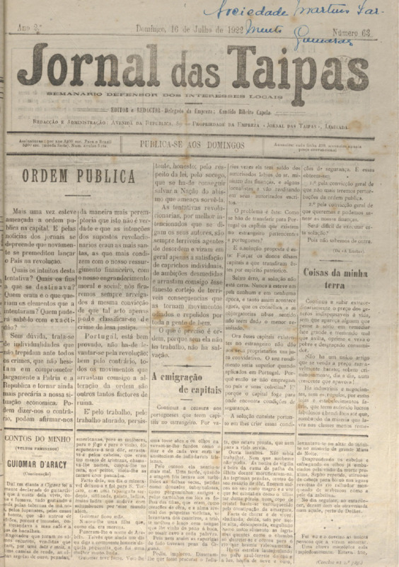 Jornal das Taipas