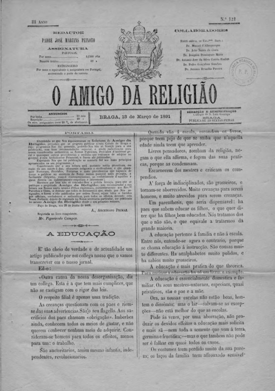 Amigo da Religião (O)