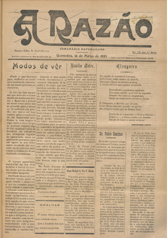 Razão (A)