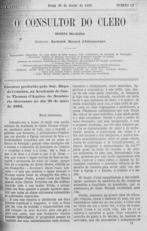 Consultor do Clero (O)