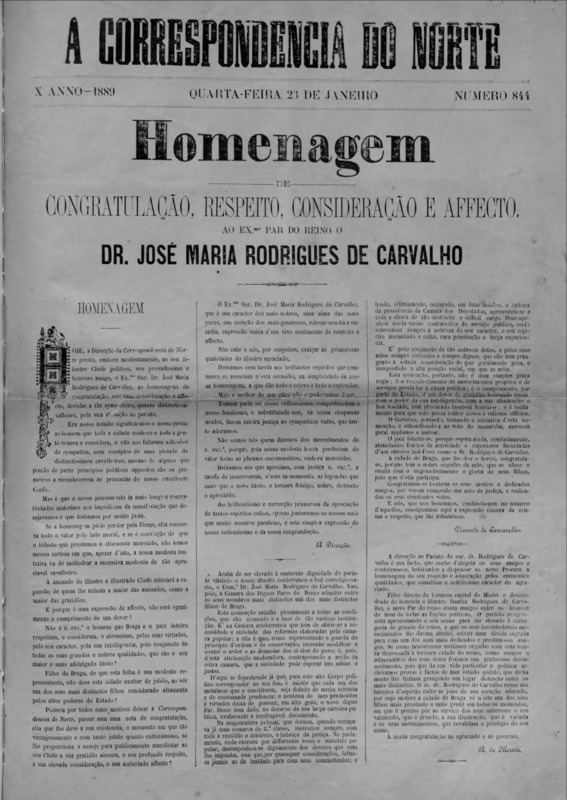 Correspndência do Norte (A)