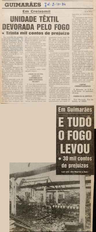 Jornal de Notícias -03/10/1984