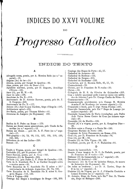 O Progresso Católico
