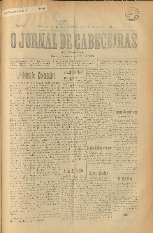 Jornal de Cabeceiras (O)