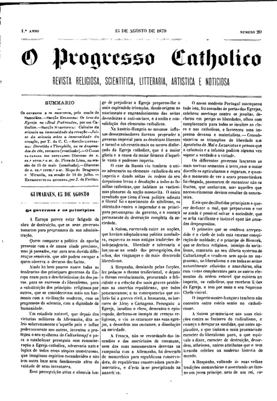 O Progresso Católico