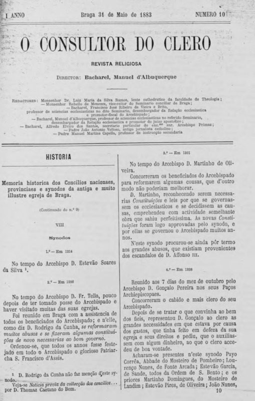 Consultor do Clero (O)