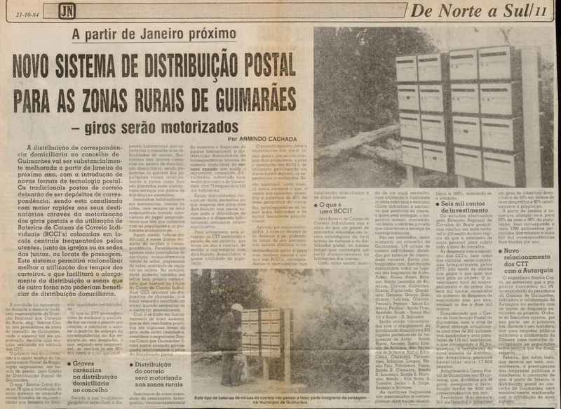 Jornal de Notícias -21/10/1984