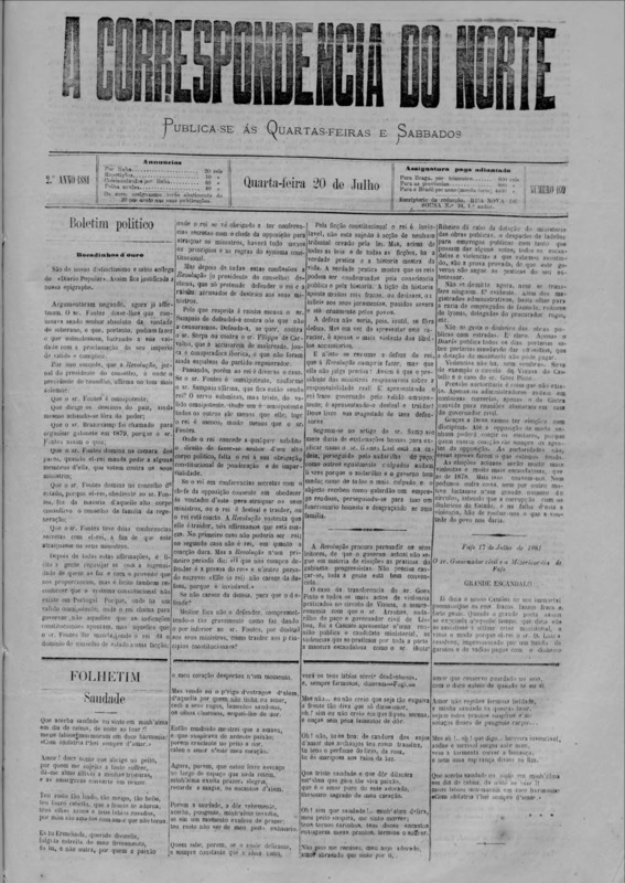Correspndência do Norte (A)