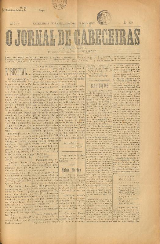 Jornal de Cabeceiras (O)