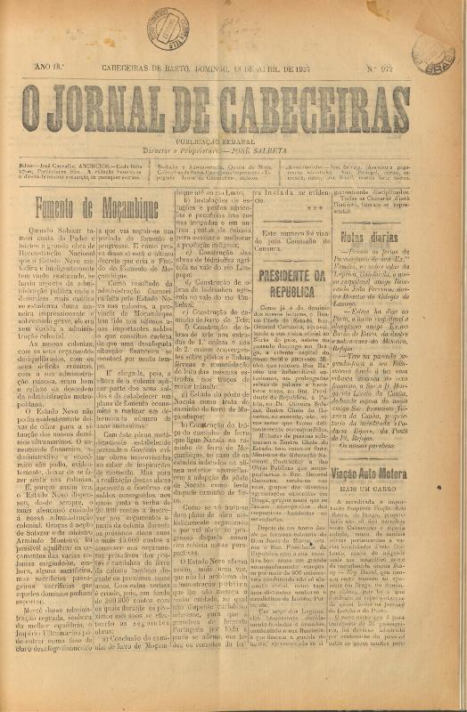 Jornal de Cabeceiras (O)