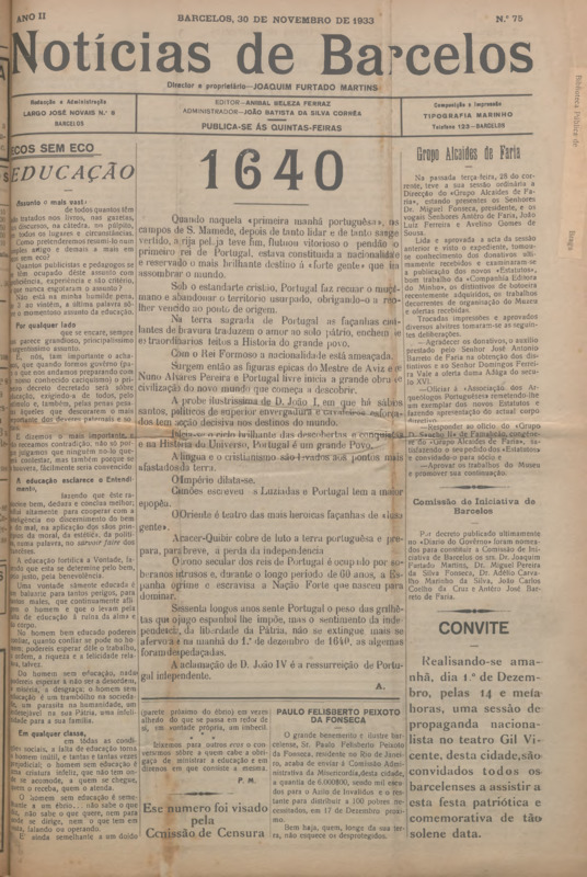 Notícias de Barcelos