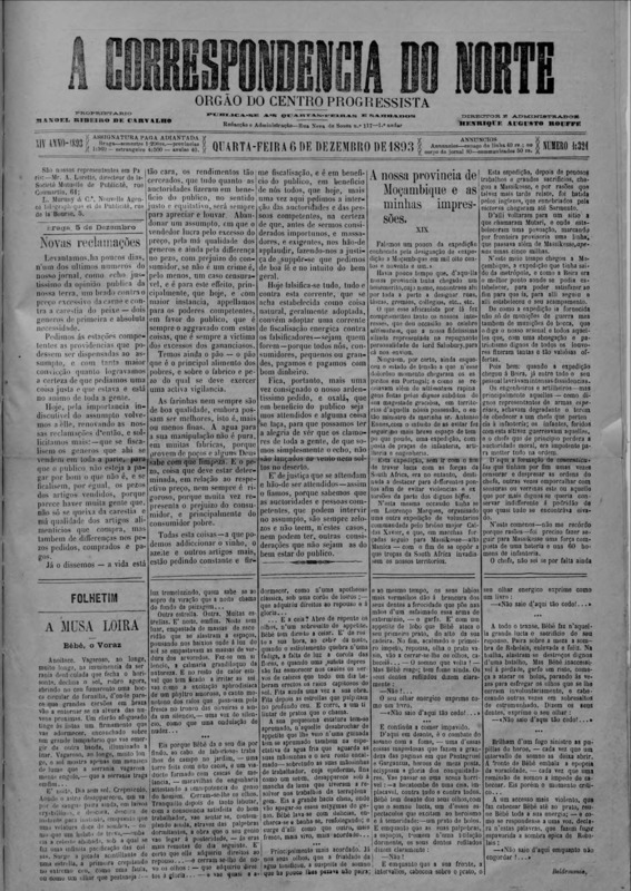 Correspndência do Norte (A)