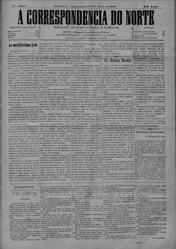 Correspndência do Norte (A)