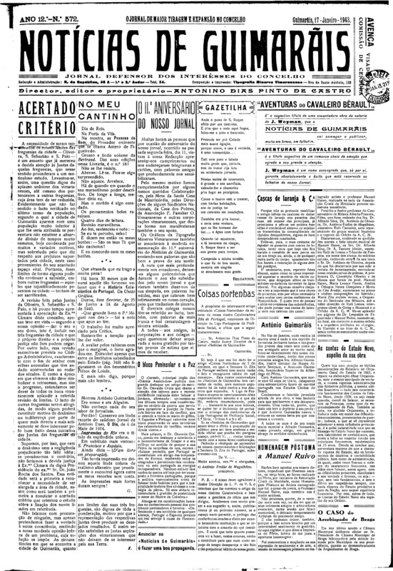 Notícias de Guimarães