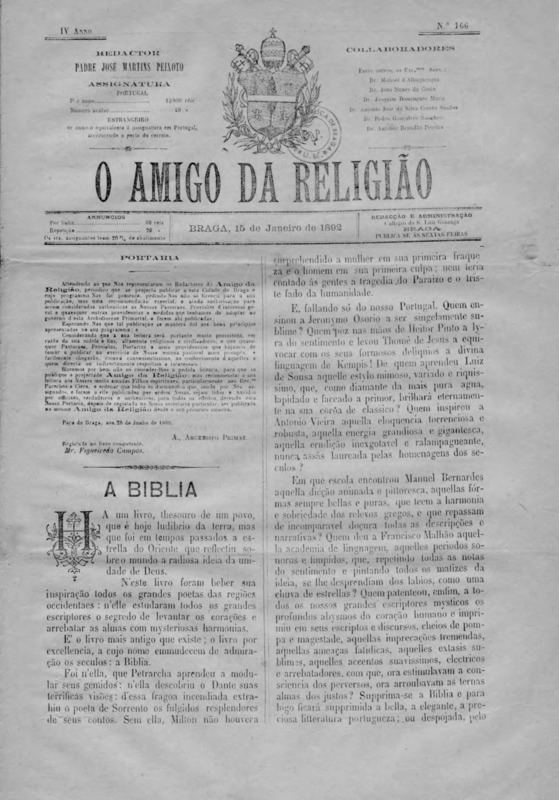 Amigo da Religião (O)