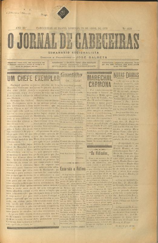 Jornal de Cabeceiras (O)