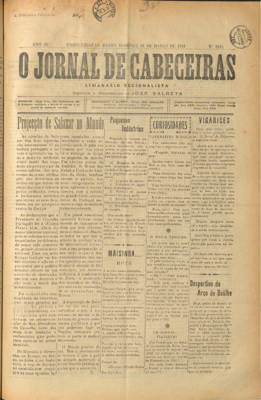 Jornal de Cabeceiras (O)
