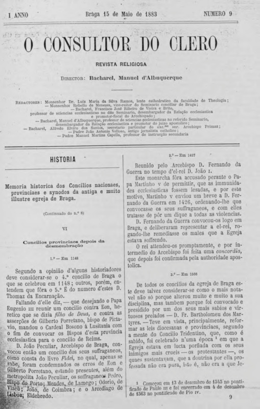 Consultor do Clero (O)