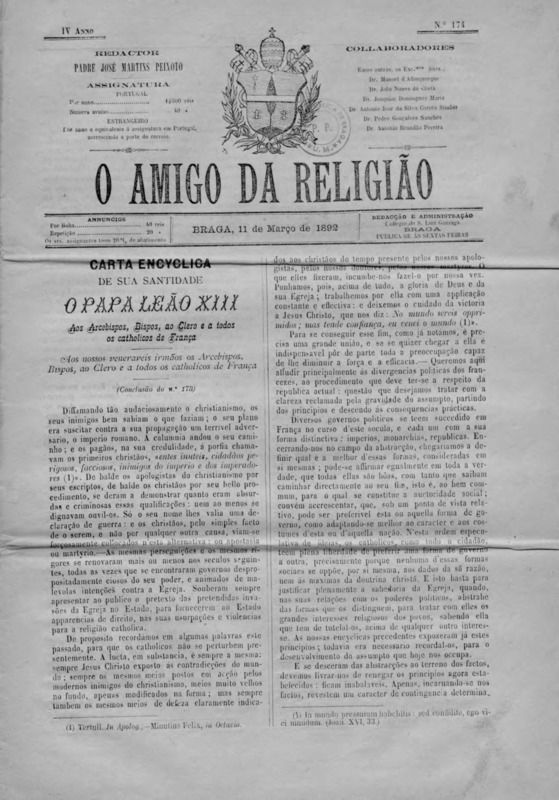Amigo da Religião (O)
