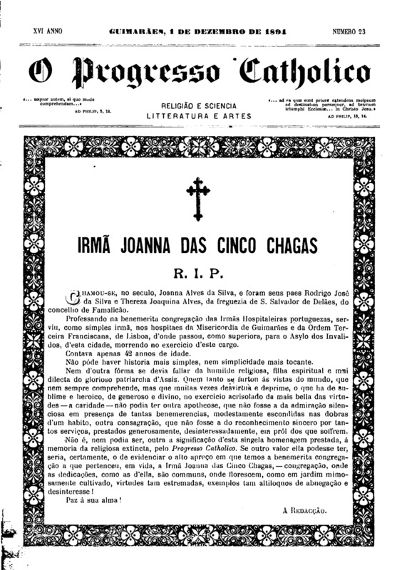 O Progresso Católico