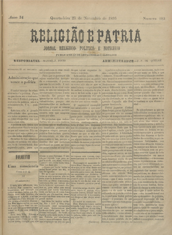 Religião e Pátria