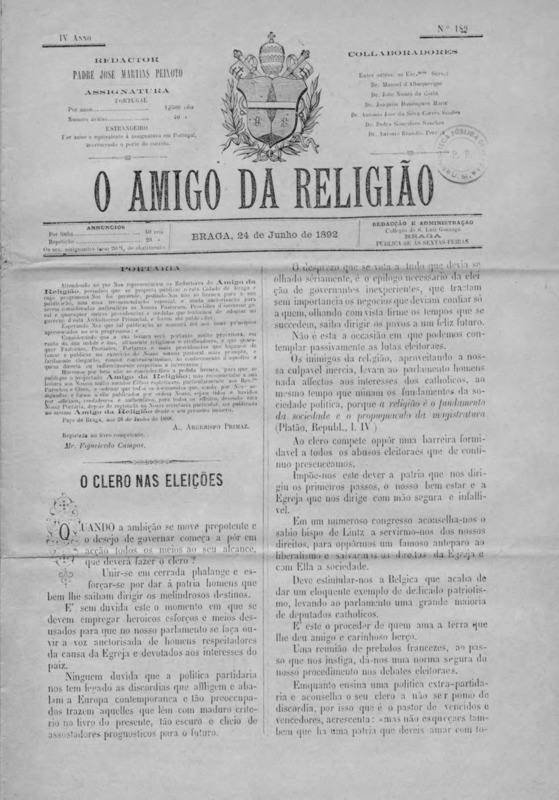Amigo da Religião (O)