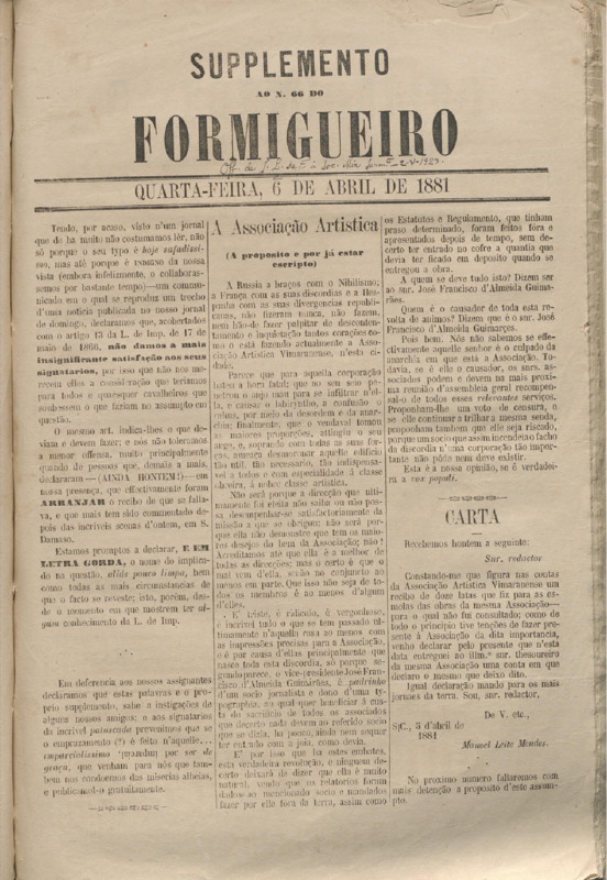 Formigueiro (O)