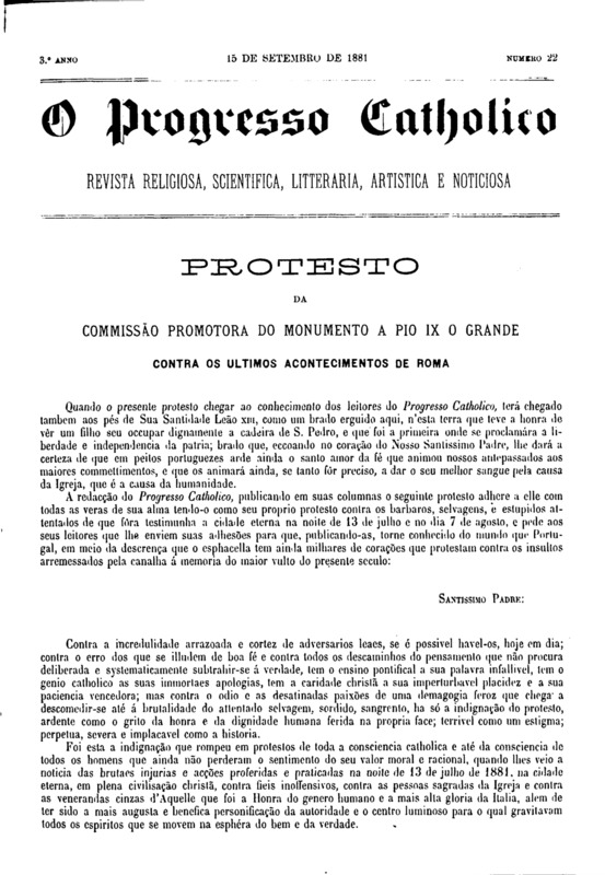 O Progresso Católico