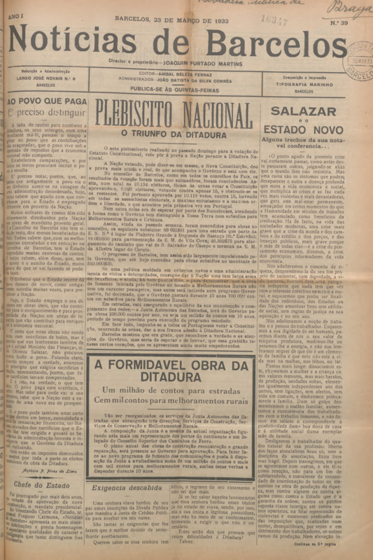 Notícias de Barcelos