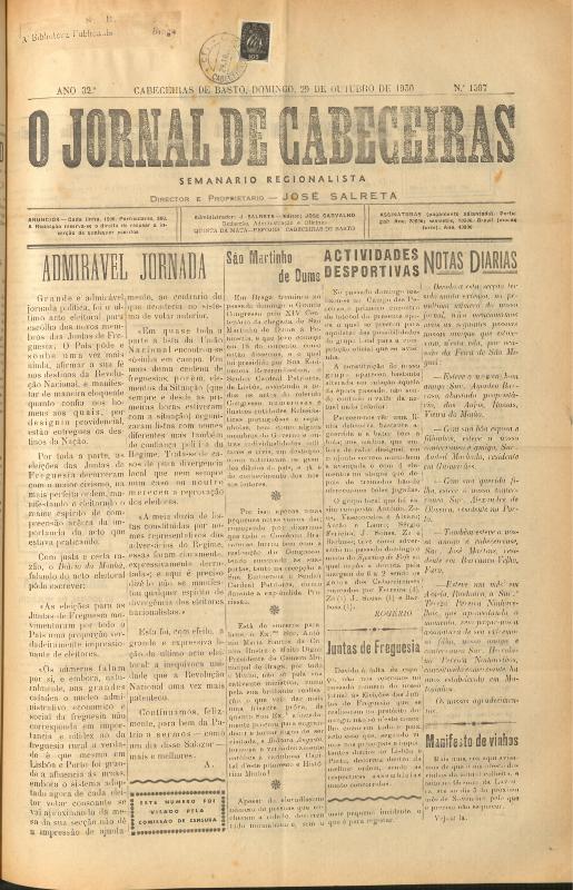 Jornal de Cabeceiras (O)