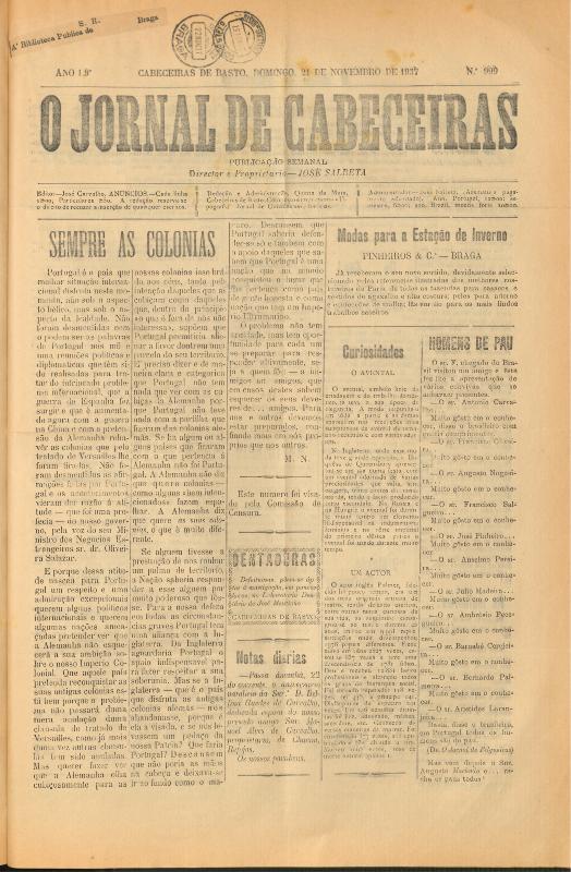 Jornal de Cabeceiras (O)
