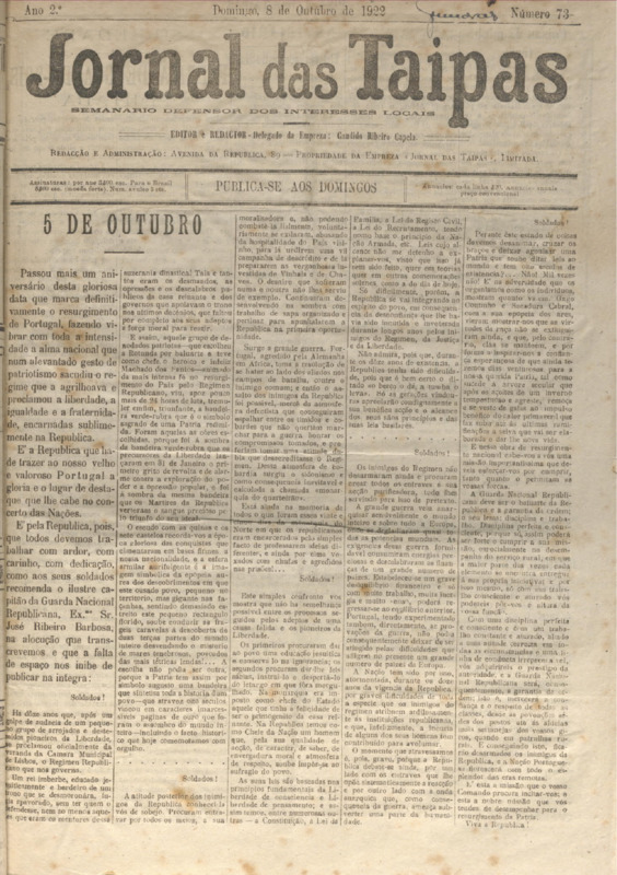 Jornal das Taipas