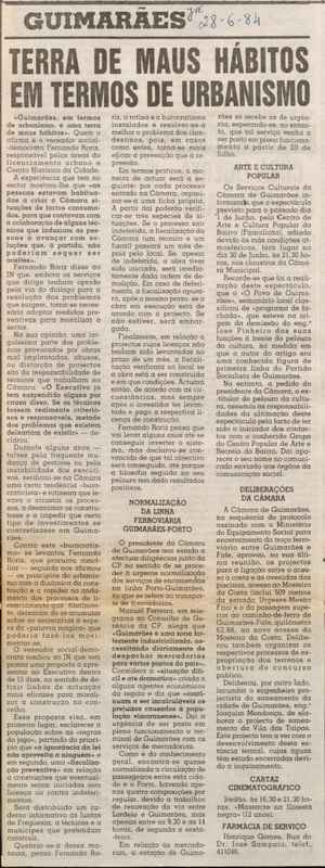 Jornal de Notícias -28/06/1984
